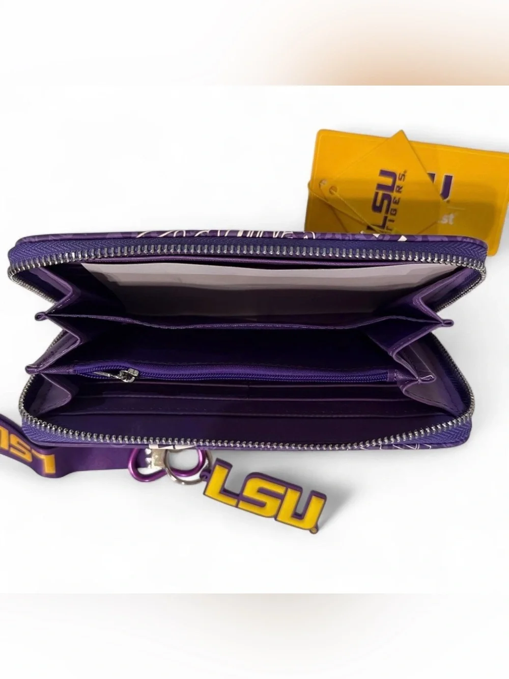 Montana West LSU Purple and Gold Wallet Wristlet Set NWT